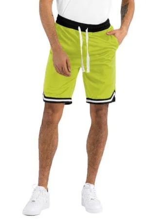 Mens Solid Athletic Basketball Sports Shorts