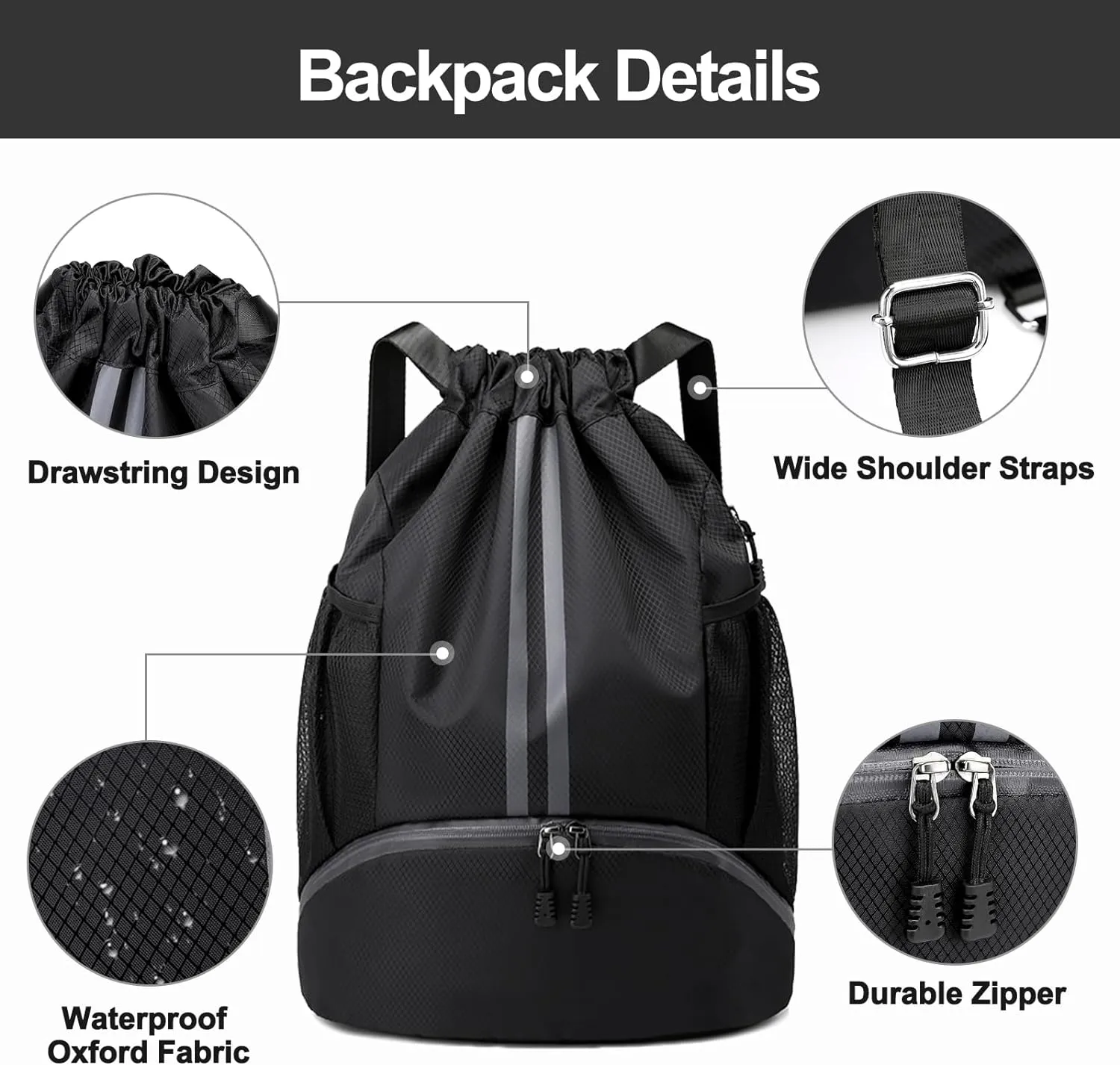 MODARANI All Purpose Sports Drawstring Bag