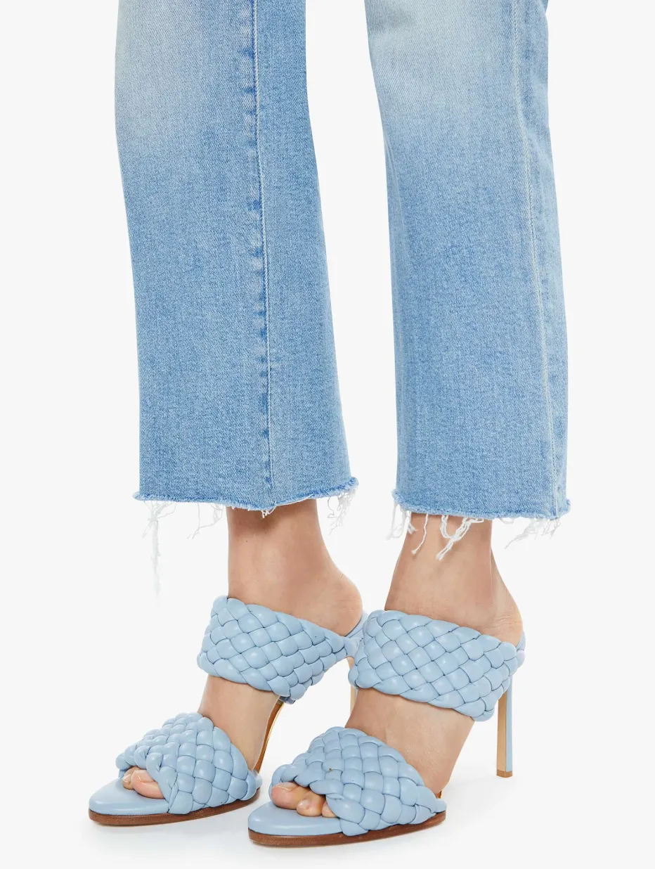 MOTHER DENIM THE KICK IT ANKLE FRAY