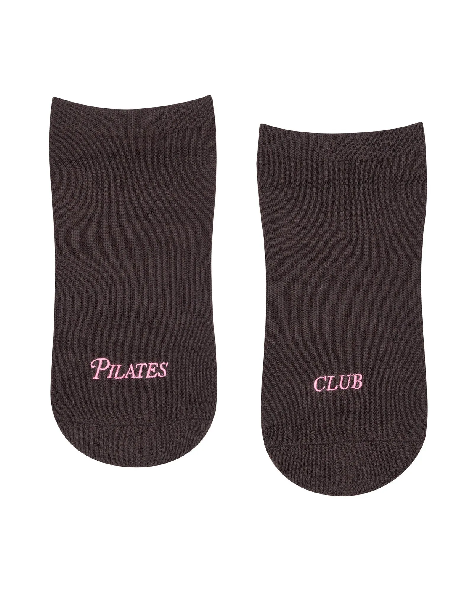 Move Active Classic Low Rise Grip Socks - Pilates Club Chocolate