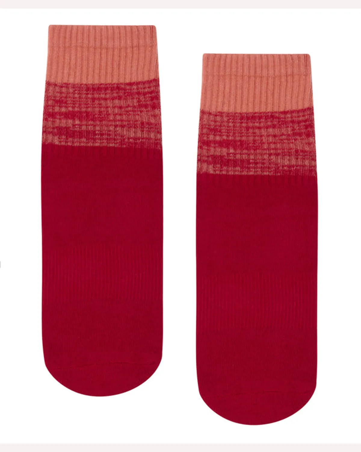 Move Active Crew Non Slip Grip Socks - Fade Banksia