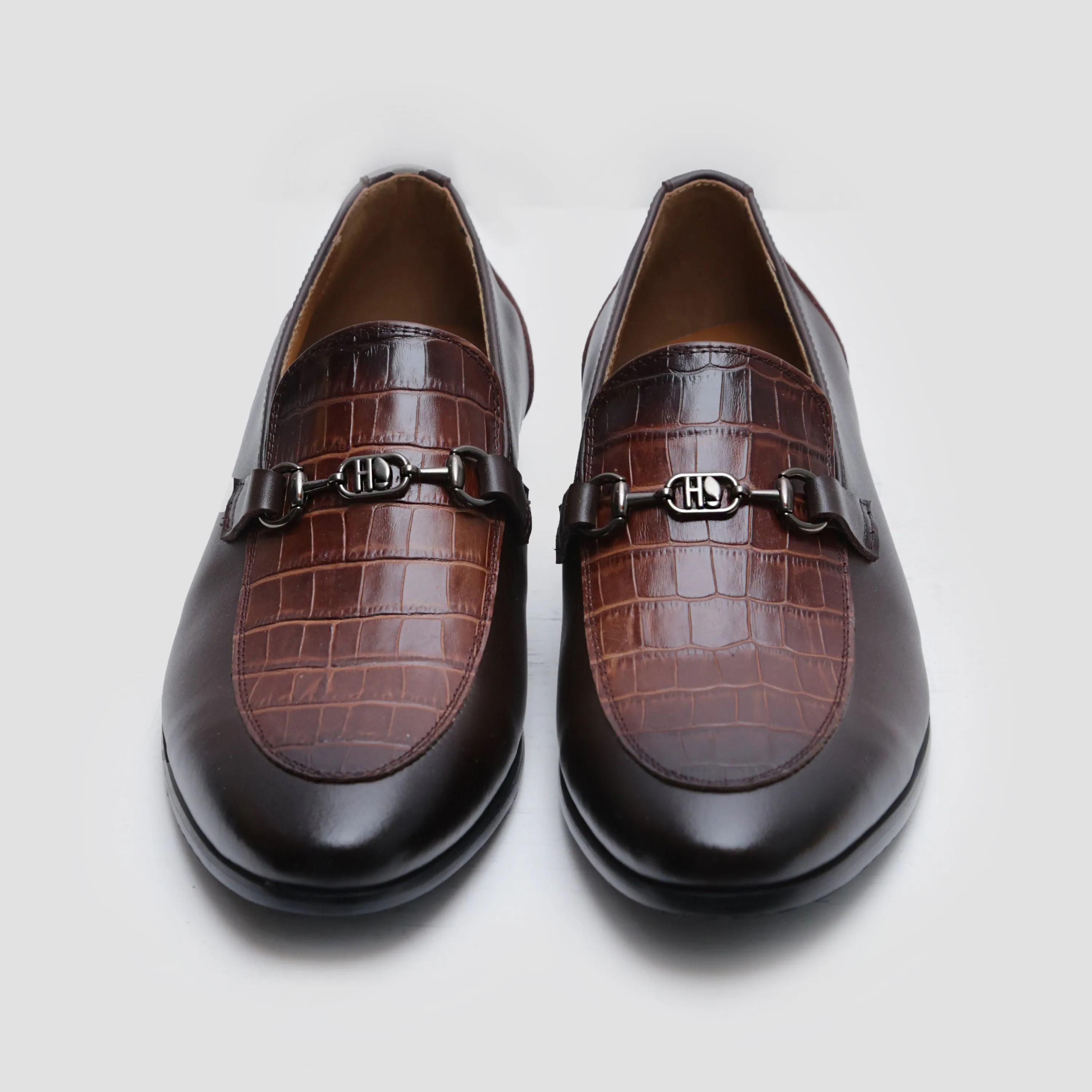 MULTI LEATHER EMBOSSED SHOES