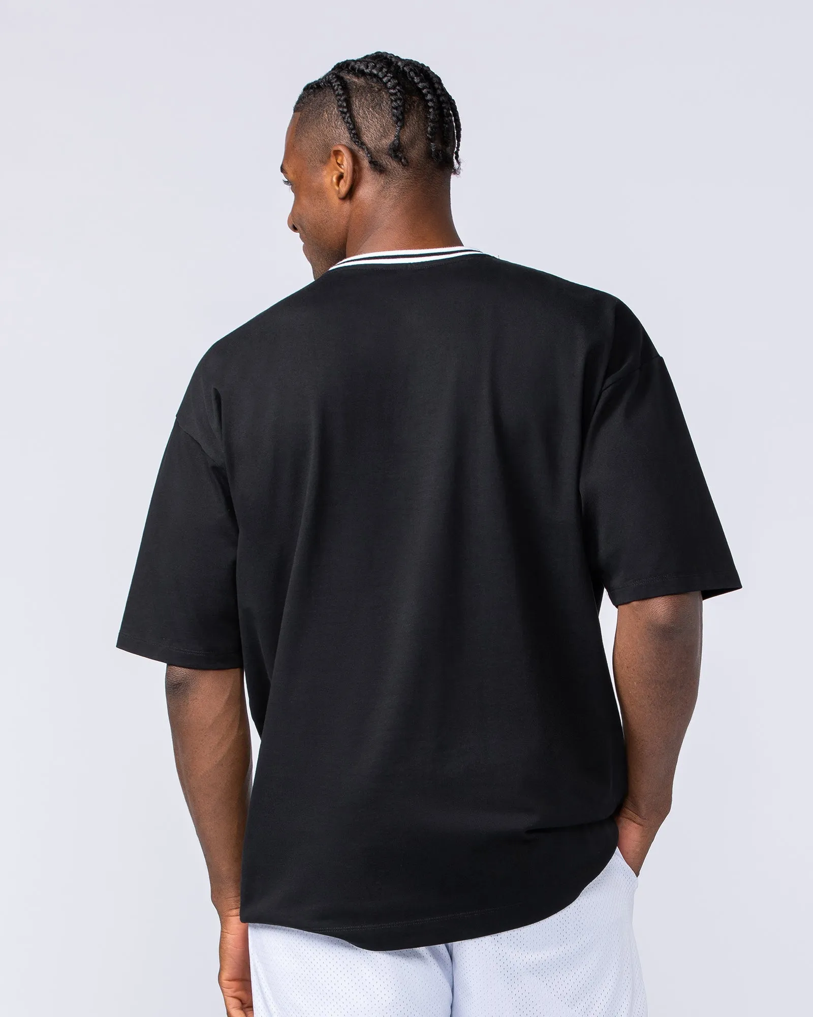 Muscle Nation | Sporting Club Oversized Tee - Black