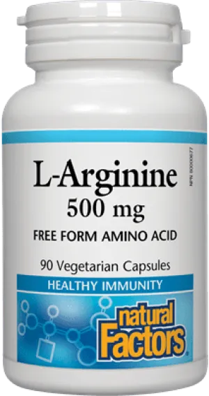 Natural Factors L-Arginine 500 mg (90 VCaps)