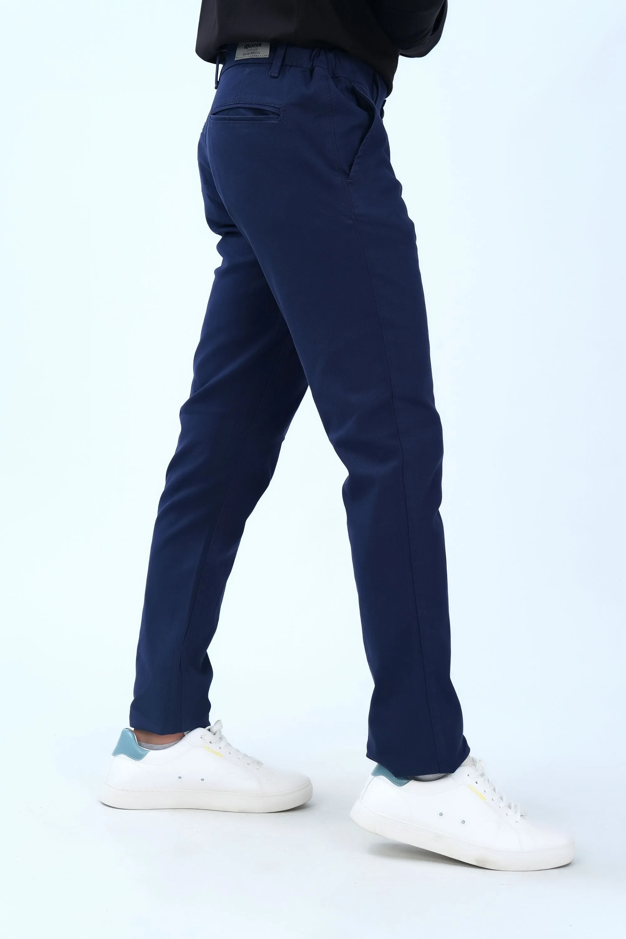 Navy Slim Fit Pants