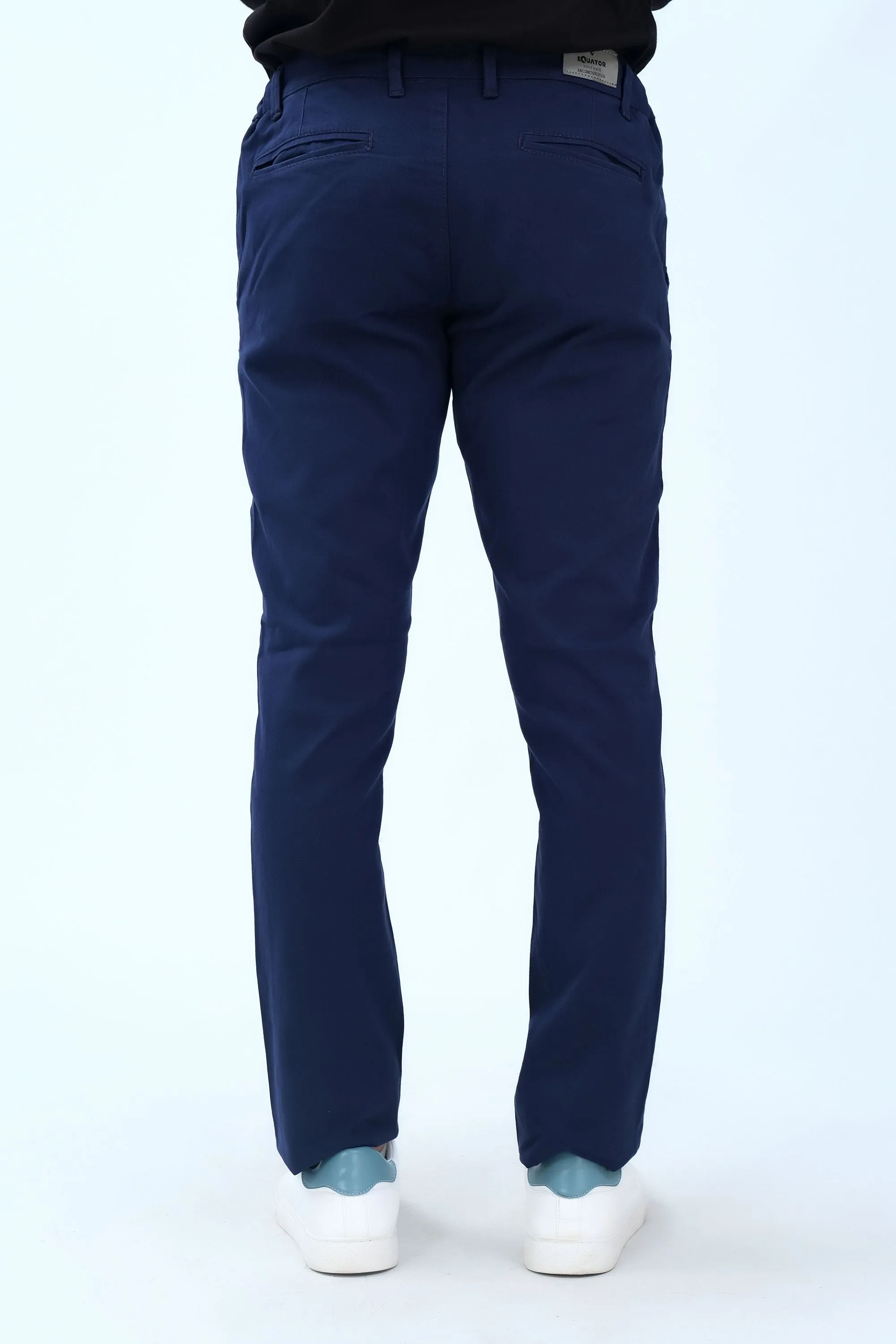 Navy Slim Fit Pants