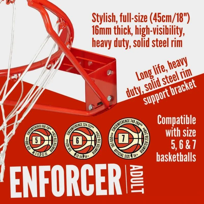 NET1 Enforcer Basketball Hoop
