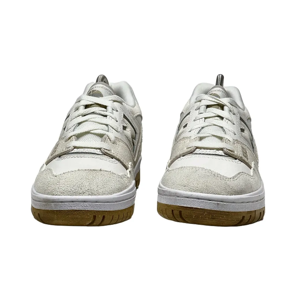 New Balance 550 Low-Top Sneakers Leather Beige Color For Women