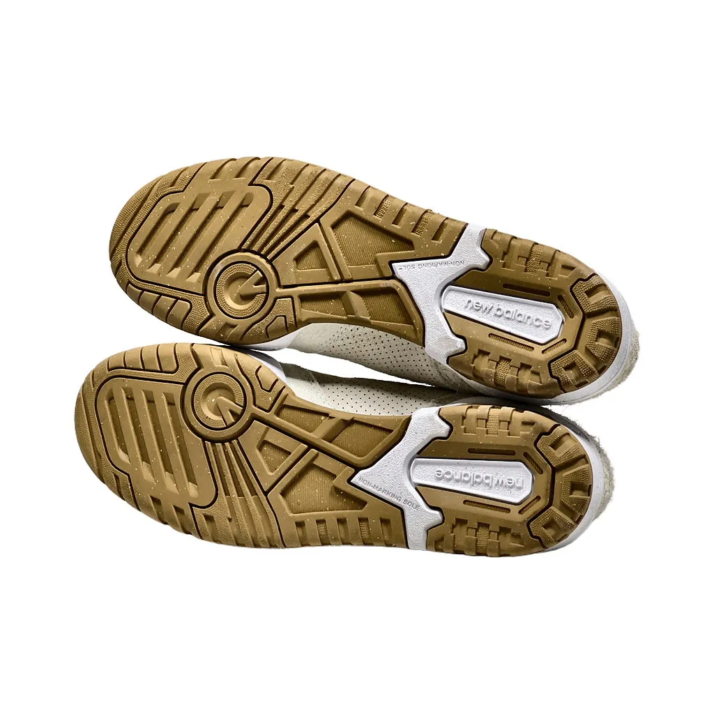 New Balance 550 Low-Top Sneakers Leather Beige Color For Women