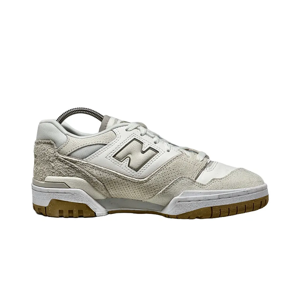 New Balance 550 Low-Top Sneakers Leather Beige Color For Women