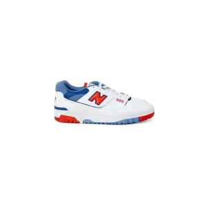 New Balance Women's White Sneakers with Laces and Rubber Soles