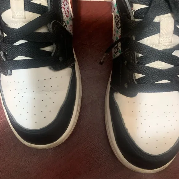 Nike Jordan 1. Ugly sweater sneakers