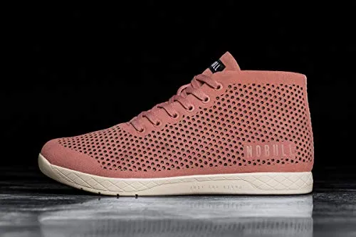NOBULL Women's Rose Suede Mid Trainer 6.5 US