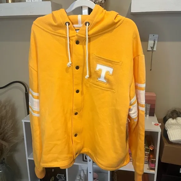 NWT Colosseum Women's Large Tennessee Volunteer’s Orange Hoodie Jacket