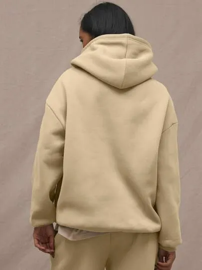 Oversized Logo Hoodie – Casual Streetwear Pullover
