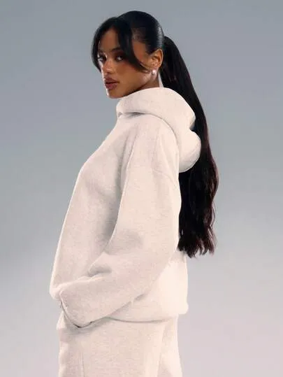 Oversized Logo Hoodie – Casual Streetwear Pullover