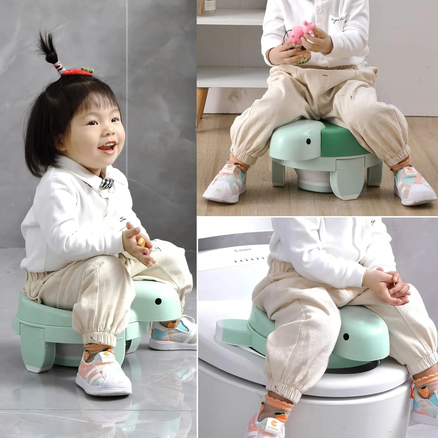 Portable Potty Trainer 4IN1 - Flash The Tortoise