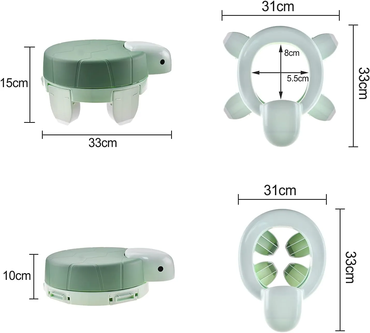 Portable Potty Trainer 4IN1 - Flash The Tortoise