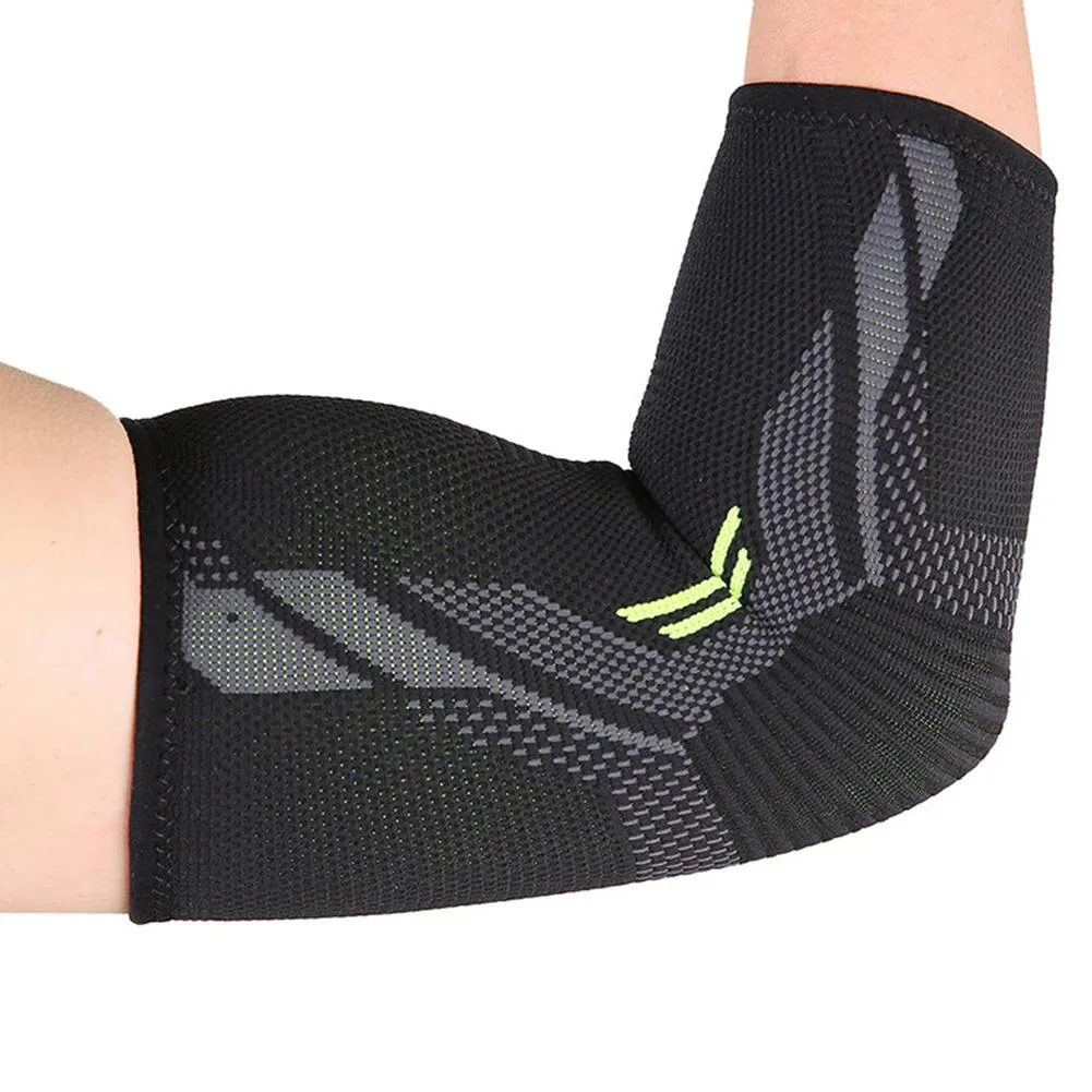 Premium Elbow Support Brace for Sports, Tennis, Golf & Basketball - Elastic Compression Sleeve, Anti-Slip Design for Elbow Pain Relief, Arthritis & Tendonitis Protection, Unisex, 1PC