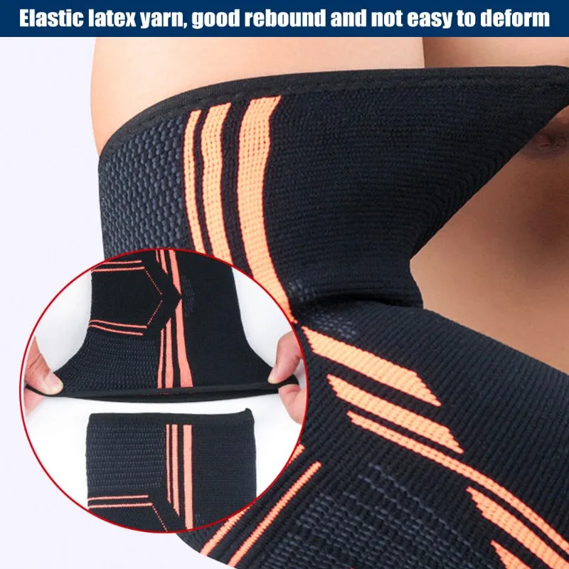Premium Elbow Support Brace for Sports, Tennis, Golf & Basketball - Elastic Compression Sleeve, Anti-Slip Design for Elbow Pain Relief, Arthritis & Tendonitis Protection, Unisex, 1PC