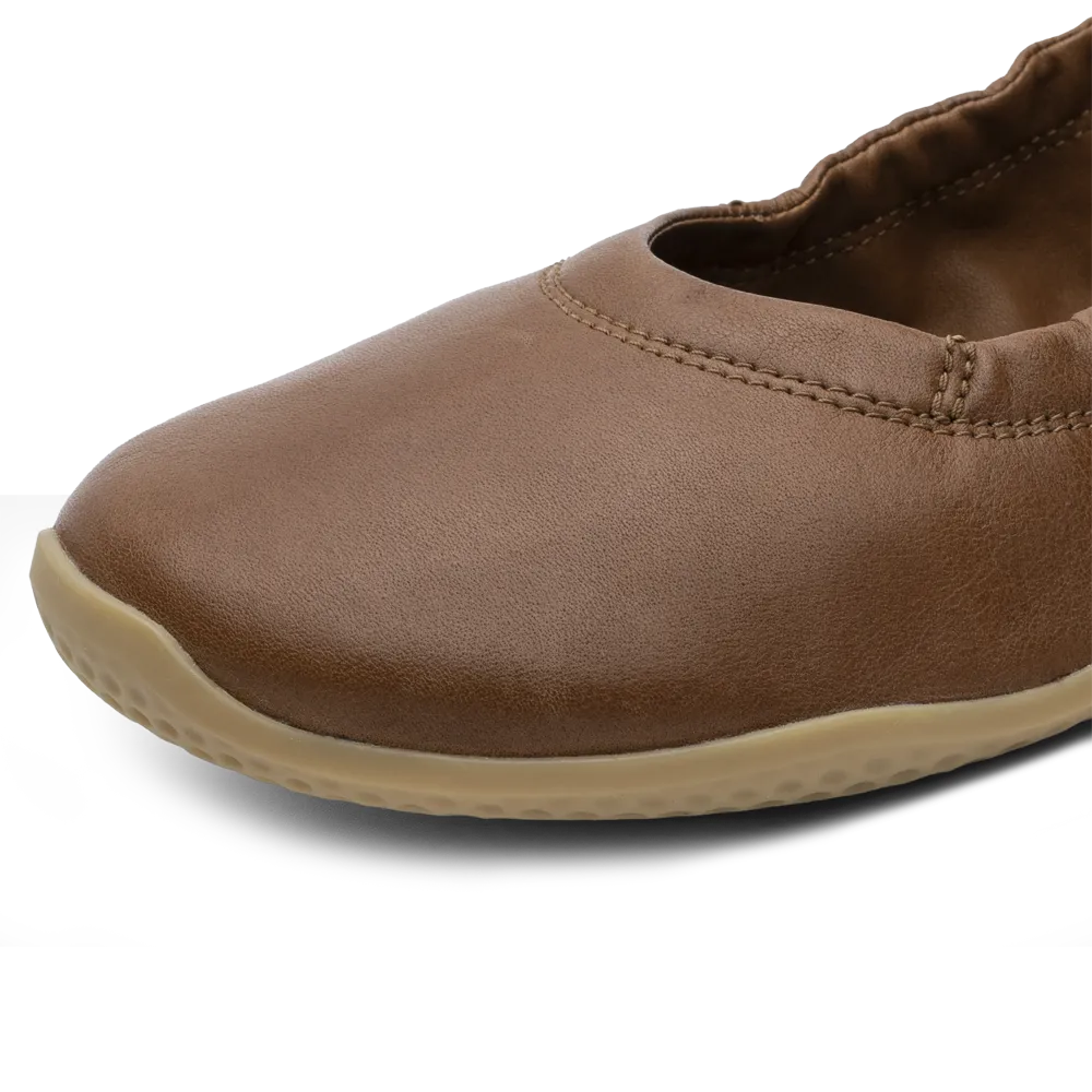Primus Asana Yin Ballerina Leather Womens Tan
