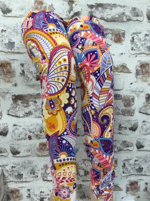 Printed Leggings "Fun in the Sun Paisley"