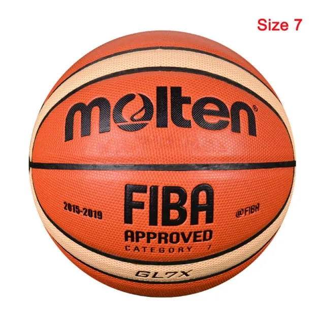 Professional Men Basketball Ball PU Material Size 7/6/5 Outdoor Indoor Match Training Basketball High Quality Women baloncesto