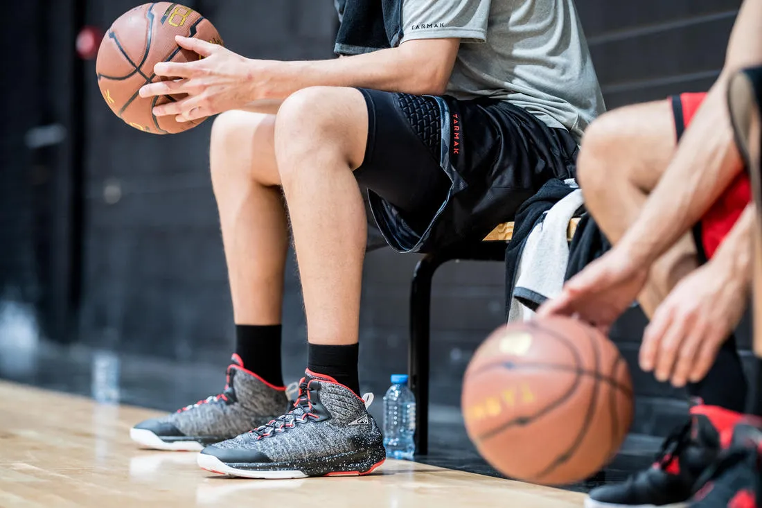 Protective Base Layer Intermediate Basketball Shorts - Black