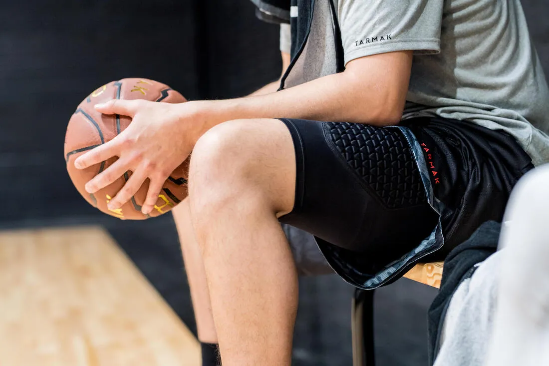 Protective Base Layer Intermediate Basketball Shorts - Black
