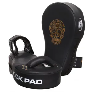 Punch Equipment COLLECTORS ITEM Gold Skull Urban Thai Kick Pads
