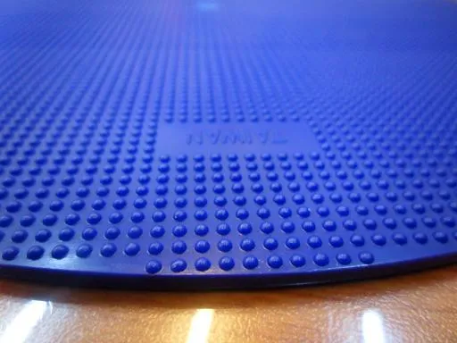 Rubber Coloured Circles/Set x 6