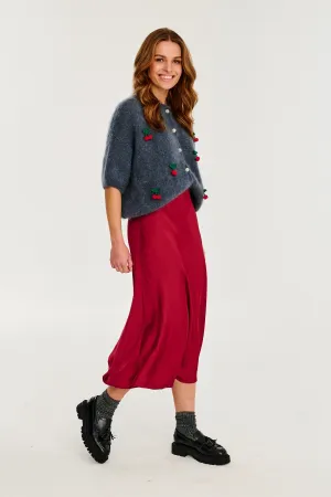 Ruby Moon midi skirt