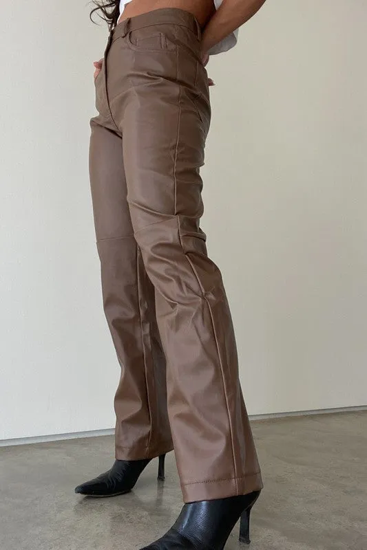 Sade Leather Pants-FINAL SALE