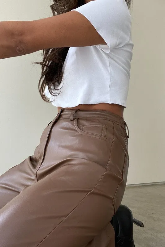 Sade Leather Pants-FINAL SALE
