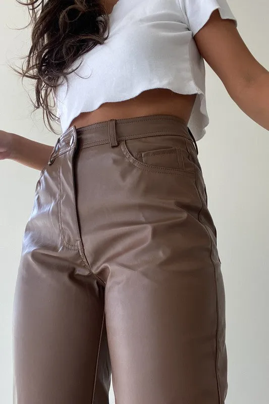 Sade Leather Pants-FINAL SALE