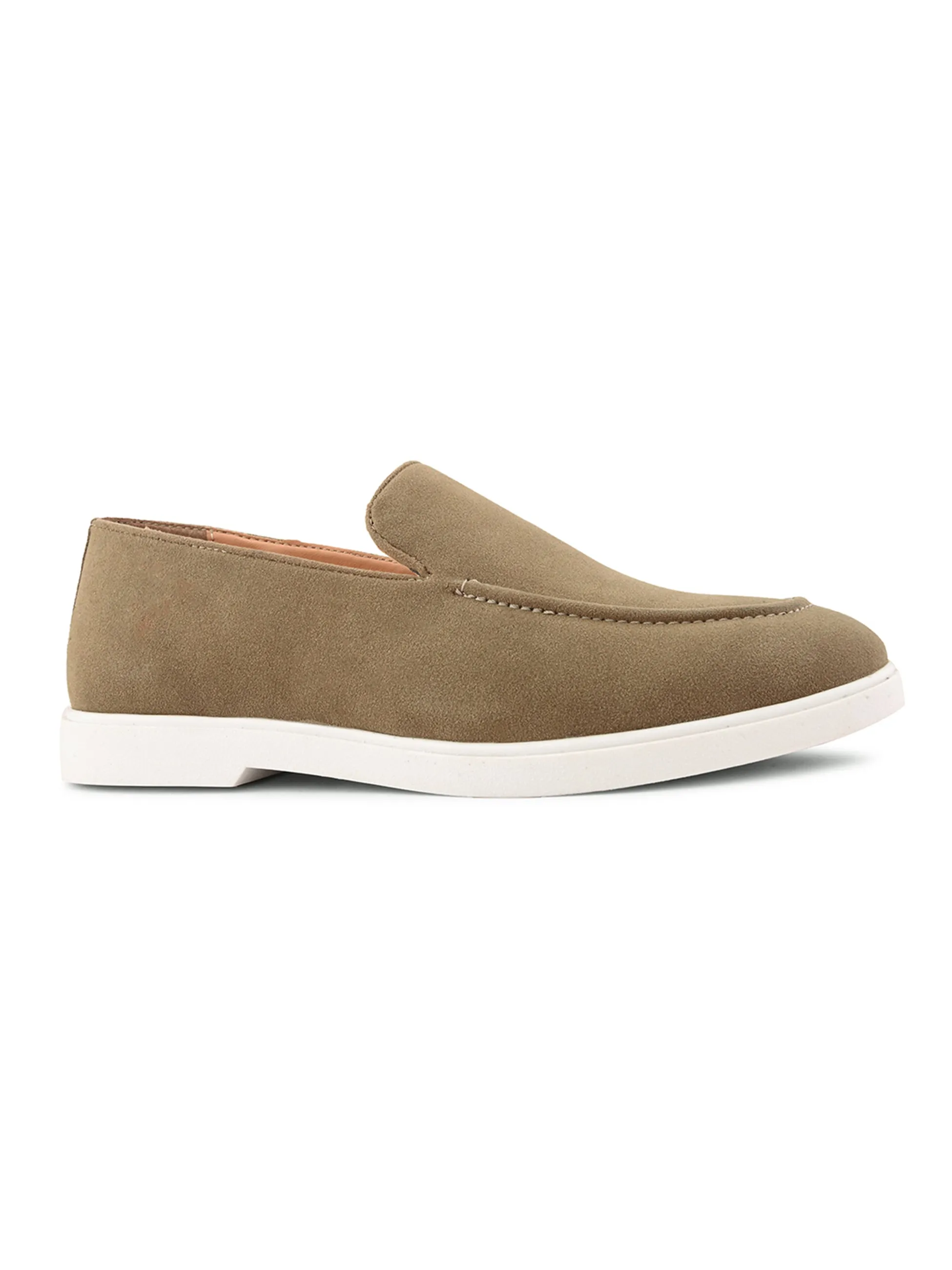 SAN FRISSCO Men Olive Casual Slip-On Shoes