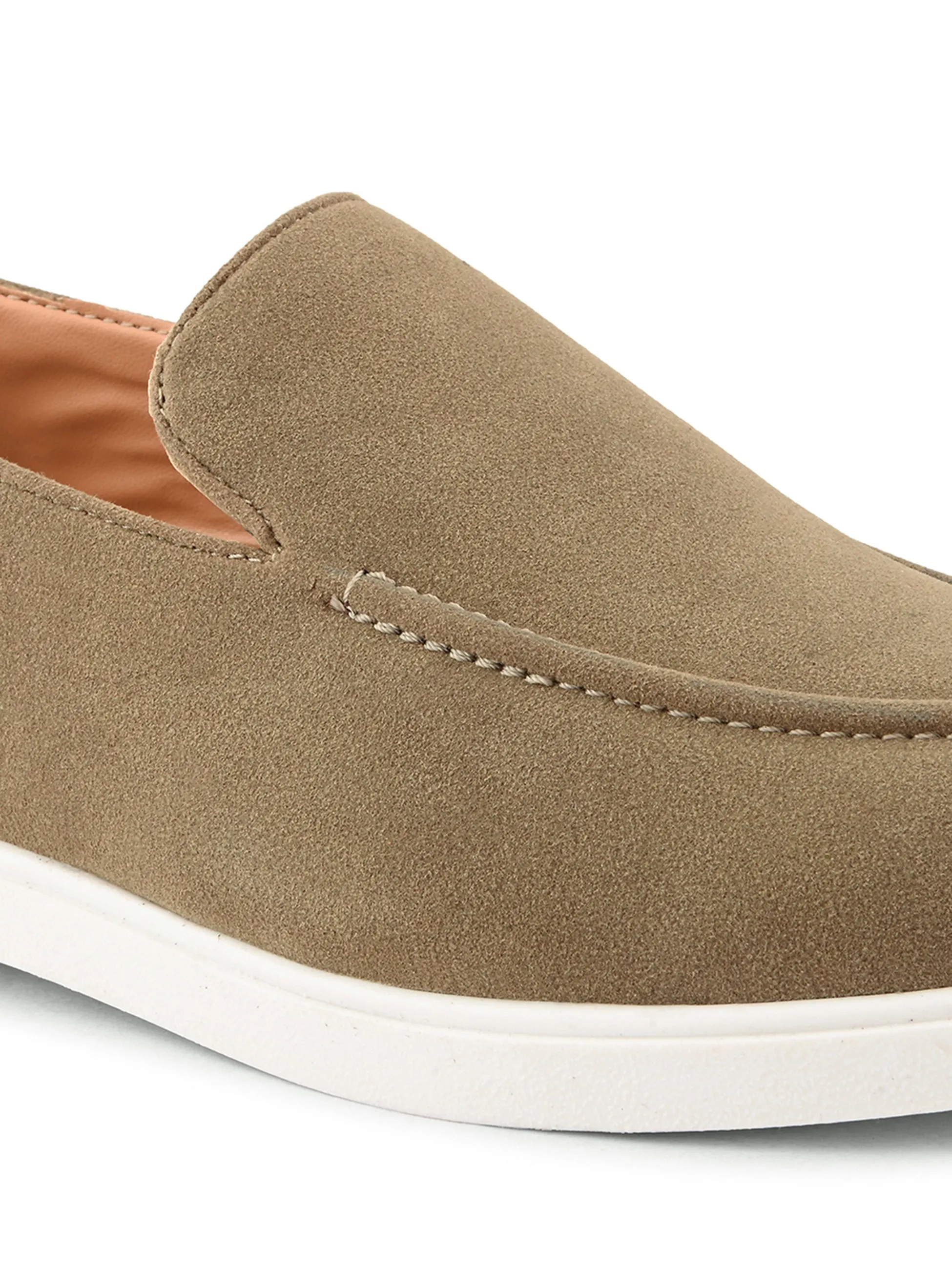 SAN FRISSCO Men Olive Casual Slip-On Shoes