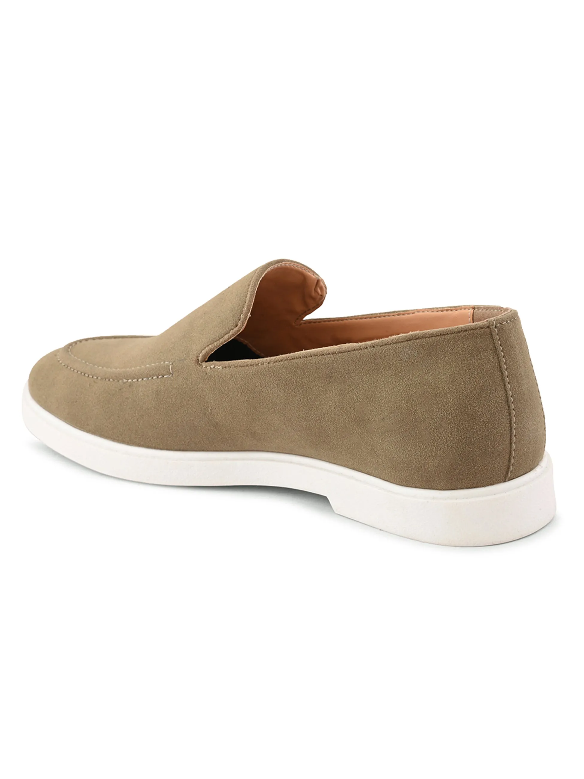 SAN FRISSCO Men Olive Casual Slip-On Shoes