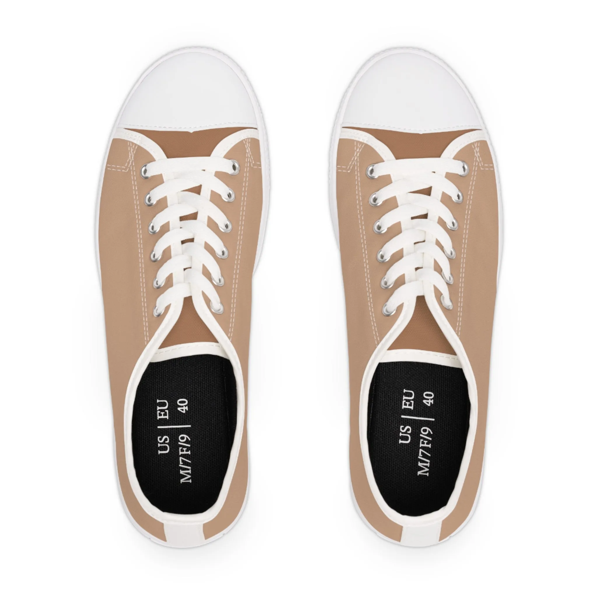 Sand Ladies' Two-Tone Low Top Sneakers - Step Into Sophistication – Where Minimalism Meets Modern Comfort!