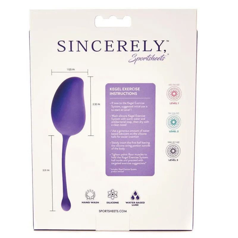 Sincerely Kegel Exercise System Set of 3