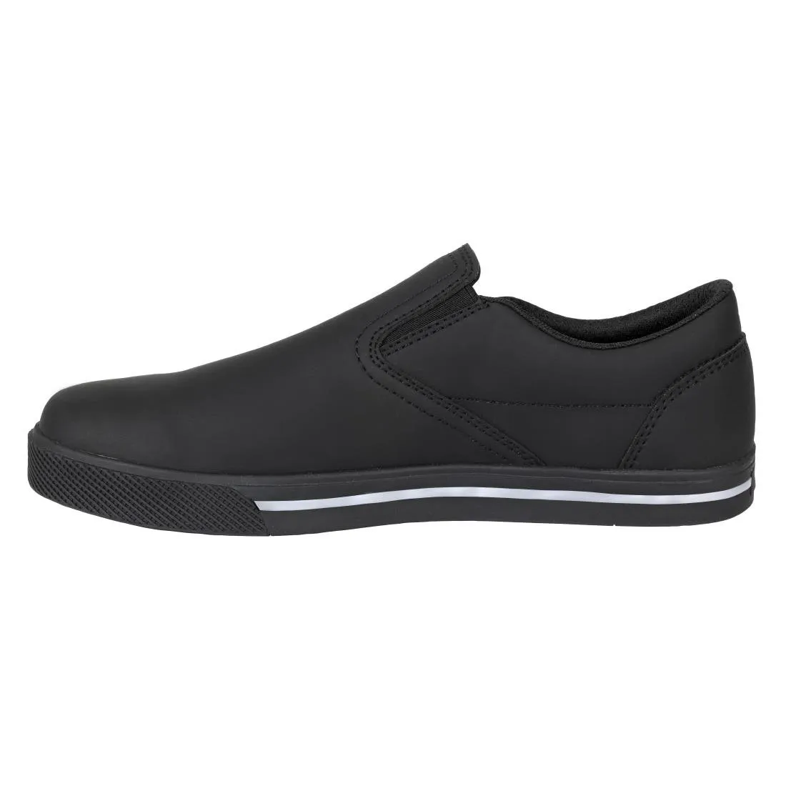 Slipbuster Microfibre Slip-on Shoe Matte Black 39