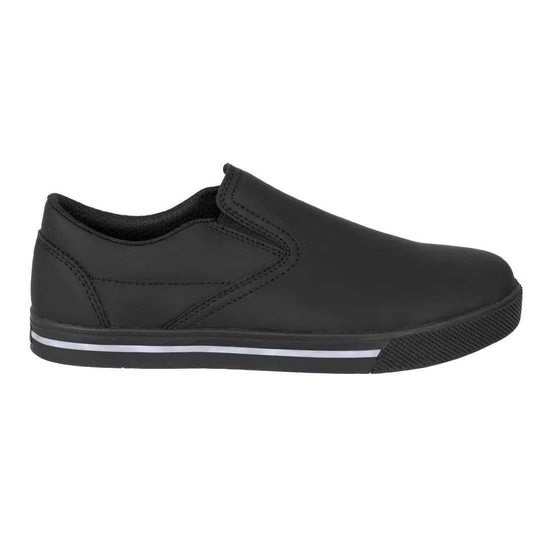 Slipbuster Microfibre Slip-on Shoe Matte Black 39