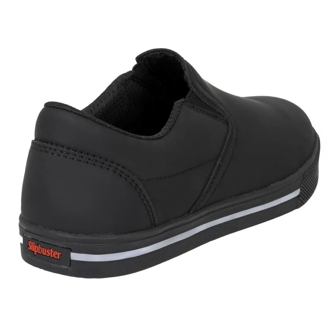 Slipbuster Microfibre Slip-on Shoe Matte Black 39