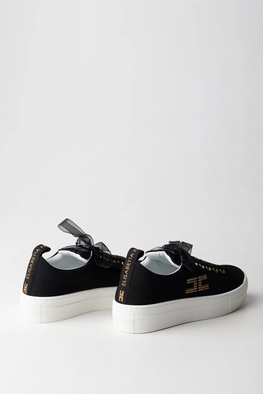 Sneakers con Logo Cc In Strass