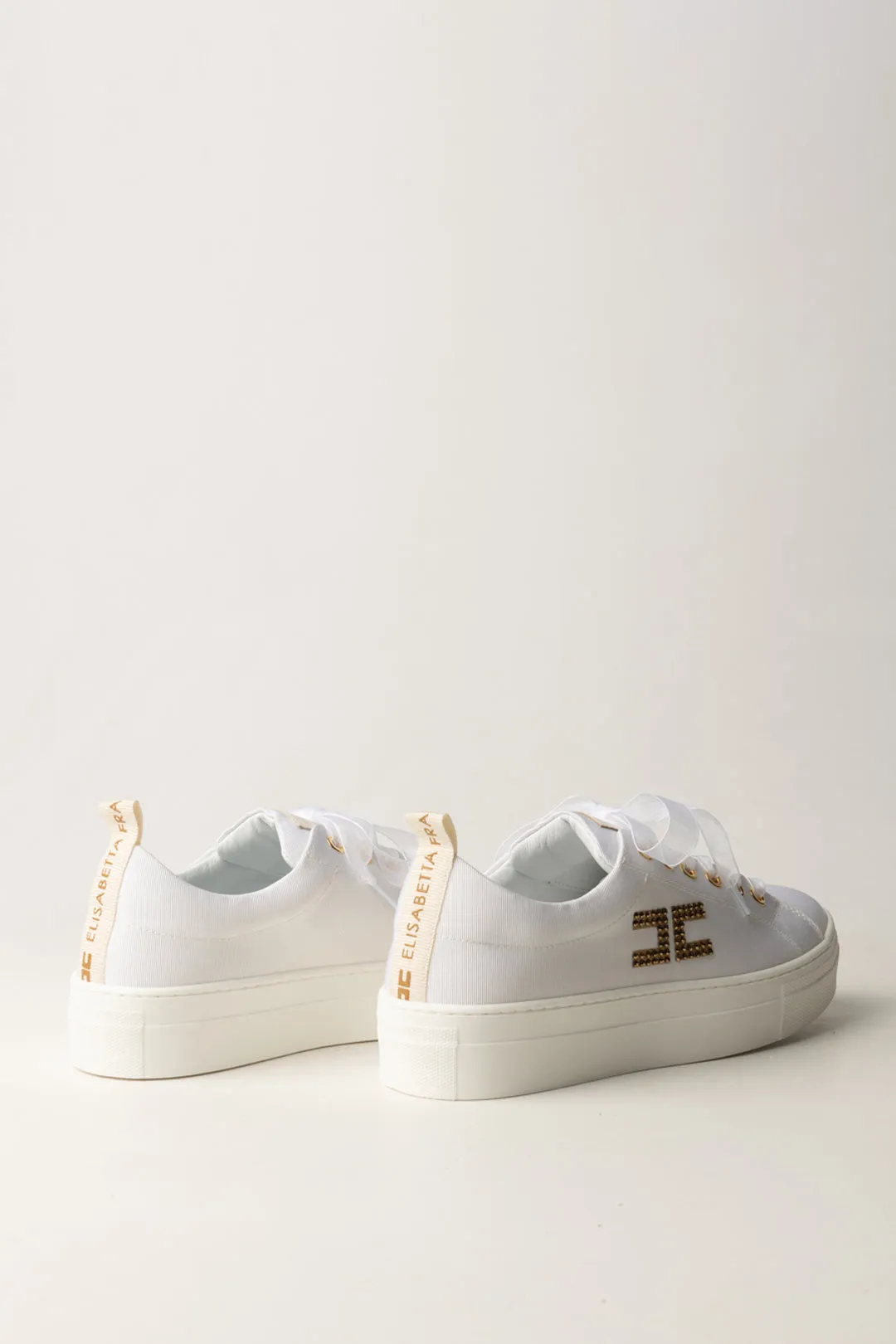 Sneakers con Logo Cc In Strass
