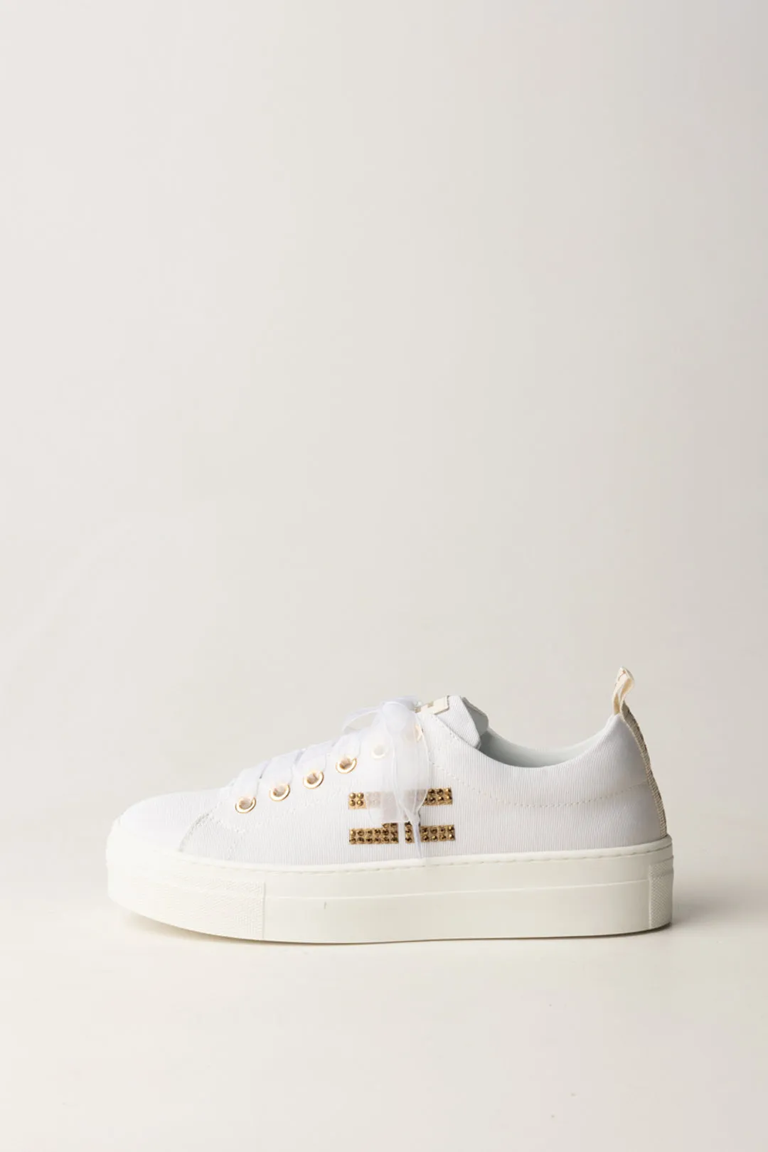 Sneakers con Logo Cc In Strass