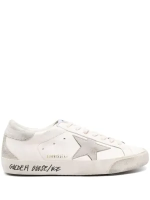 Sneakers With Durable Rubber Sole And Luxurious Leather Blend
