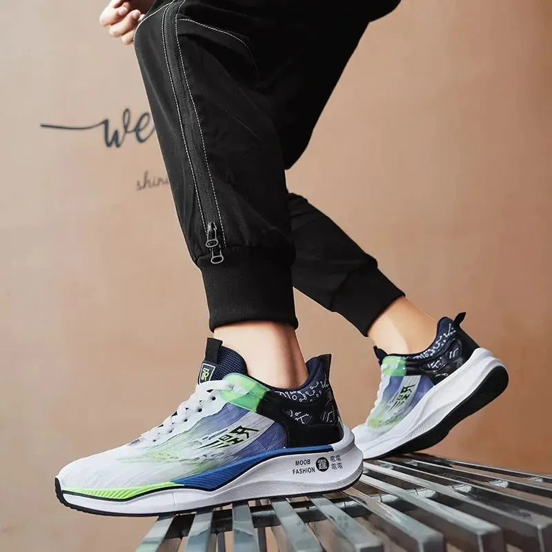 Sports Shoes Men Breathable Comfortable Non-Slip Wear Resistant Trendy Running Shoes 2025 New Original Sneakers Man
