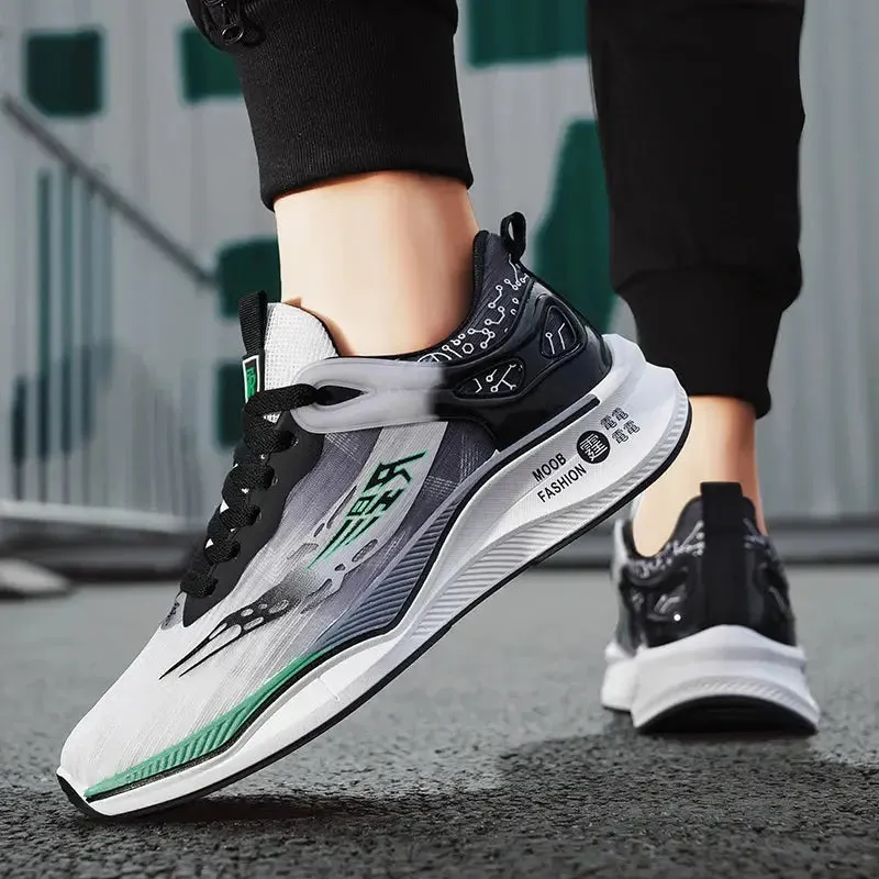 Sports Shoes Men Breathable Comfortable Non-Slip Wear Resistant Trendy Running Shoes 2025 New Original Sneakers Man