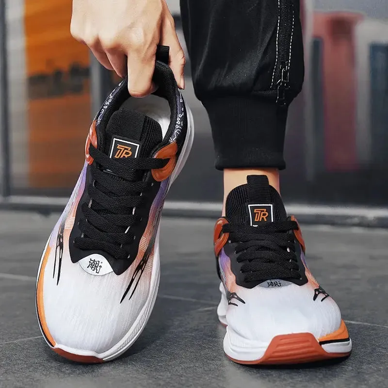 Sports Shoes Men Breathable Comfortable Non-Slip Wear Resistant Trendy Running Shoes 2025 New Original Sneakers Man